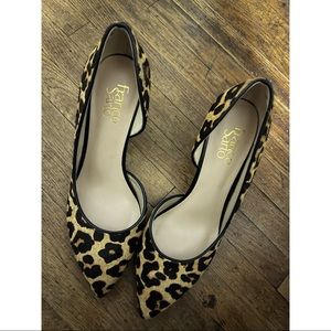 Franco Sarlo Leopard wedges size8